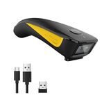 Aesco Netum C750 Kablosuz Barkod Okuyucu Bluetooth Uyumlu, Küçük Cep USB 1d 2d Envanter Için Qr Kod Tarayıcı, Tablet iPhone iPad Android Ios Pc Pos Için Barkod Görüntü Okuyucu