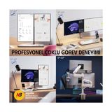 Aesco North Bayou Nb H180 Ergonomic Profosyonel 17-35 Inch Monitör Standı 2026 Versiyon (Beyaz)