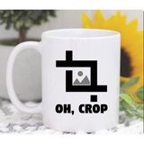 Aesco “oh Crop” Fotoğrafçı Kahve Kupası, Fotoğrafçı Hediyeleri, Fotoğrafçı Kupası, Kamera ve Fotoğrafçılık Hediyesi - Acı Yeşil