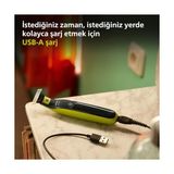 Aesco Oneblade Yüz ve Vücut Için Hibrit Tıraş Makinesi,sakal Şekillendirici, Islak/kuru Kullanım, 3 Kirli Sakal Tarağı, 1 Yedek Bıçak, Vücut Tarağı, Cilt Koruması, Çift Taraflı Bıçak, QP2824/10