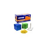 Aesco Onluk Taban Blokları, Renkli Bloklar Matematik Materyali, Birlik, Onluk, Yüzlük - 41 Delft Blue