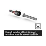 Aesco Orijinal S-Case 18 Parça Darbeye Dayanıklı Aksesuar Seti (25 mm Bitler, 50 mm Bitler, 60 mm Bit Tutucu, Lokma Adaptörü, Metal Delme Ucu ve Saklama Kutusu Dahil) - 49108709