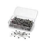 Aesco Orret Home 100 Adet Toplu Iğne Başörtü Iğnesi 3 cm Düz Başlı Dikiş Iğnesi Terzilik Kumaş Sabitleme Iğnesi Paslanmaz Çelik Toplu Iğne Seti (Siyah) - 41 Delft Blue