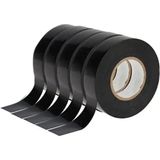 Aesco Orret Home 5 Adet Elektrik Bandı,pvc Bant,10 Metre (Siyah)