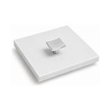 Aesco Orret Home Doğal Mermer Gider Kapağı Koku Önleyici 10X10 cm – Kare Mermer Gider Kapatıcı, Banyo Duş Gideri Koku Engelleyici, Dekoratif Taş Gider Örtüsü, Şık Banyo Gider Kapağı