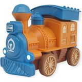 Aesco Oyuncak Tren Işıklı Sesli Bas Gitsin 14CM - Mavi - 8068A