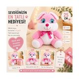 Aesco Özgüner Oyuncak Ofis Hediyesi Eşek 20-25 cm Figürlü Pelüş Ayıcık, 20 cm Teddy Bear,sevgiliye Hediye,ayı Teddy,peluş Ayıcık,plush Toys, (Tavşan)