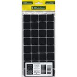 Aesco Pacific 6025 Bl Yapışkanlı Keçe 25 mm x 25 mm Siyah