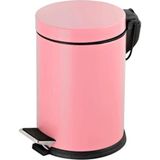 Aesco Paslanmaz Banyo-Mutfak Pedallı Çöp Kovası - 3 Litre Kapasite