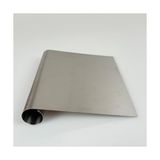 Aesco Paslanmaz Çelik Hamur Kesici ve Kazıyıcı, Ölçü Çizgili Hamur Bölücü Spatula - 0,5 x 7 cm
