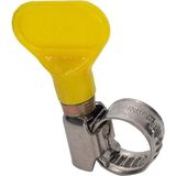 Aesco Paslanmaz Çelik Hortum Kelepçesi, 8-12MM, 4 Adet