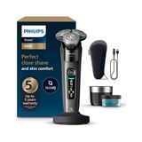 Aesco Philips I9000 Skinıq Islak ve Kuru Tıraş Makinesi, 360° Hassas Başlıklar, Yapay Zeka Destekli, Temizleme Ünitesi ve Seyahat Çantası Hediyeli, X9002/30