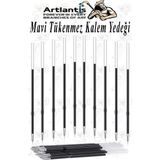 Aesco Plastik Tükenmez Kalem Yedeği 10 Adet 10.7 cm Tükenmez Kalem Içi Yedek Plastik Tükenmez Kalem Içi Okul Ofis Jel Kalem - 41 Delft Blue