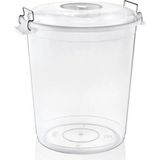 Aesco Plus Şeffaf Bakliyat Kovası 50 Litre ROYALEKS-ASD173