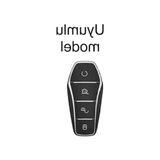 Aesco Premium Koruyucu Araba Anahtarı Kılıfı - U Tipi - 12M-Krem