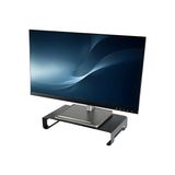 Aesco Prexua Riser Masaüstü Monitör Standı - Monitör Yükseltici (Siyah, Medium)