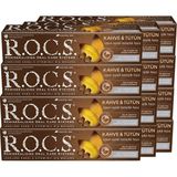 Aesco R.o.c.s. Kahve, Tütün Leke Karşıtı Diş Macunu, 12'li Paket - 00-Siyah - Beyaz