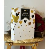 Aesco Rabsev Fotoğraf Albümü 10X15CM 200 Lük Renkli Love You Desenli Anı Albümü