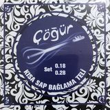 Aesco Raymond Joes Çöğür CGR18 Kısa Sap Saz Teli 0.18 Takım Bağlama Teli - 3 Renk Sunburst