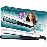 Aesco Remington Shine Therapy Saç Düzleştirici - Daha Fazla Parlaklık Için Mikroaktif Içerikli Seramik Kaplama - Fas Argan Yağı ve E Vitamini, LCD Ekran, 150-230°C, S8500