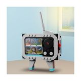 Aesco Retro Fotoğraf Makinesi 31147-8 Yaş ve Üzeri Çocuklar Için Televizyon ve Video Kamera Model Seçenekleri Içeren 3’ü 1 Arada Yaratıcı Oyuncak Yapım Seti, Doğum Günü Hediyesi (261 Parça)