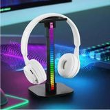 Aesco Rgb Aydınlatmalı Masaüstü Oyun Kulaklık Standı, Düzenli Kullanım Için Ideal