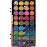 Aesco Rich Art-X Premium Sulu Boya Seti, 36 Renk, Tablet Form, Suluboya Kalemi Dahil - 01-Siyah