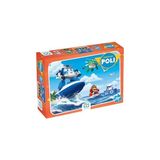 Aesco Robocar Poli Temalı Lisanslı 200 Parça 33X48CM Çocuk Puzzle Yapboz Serisi