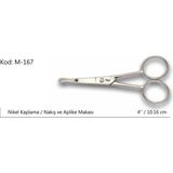 Aesco Rose Europe Aplike ve Nakış Makası Kıvrık Küt Uçlu No:4 10,16 cm