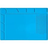 Aesco S-120B Silikon 34X23 cm Isıya Dayanıklı Lehimleme Cep Telefonu Tamir Pedi Onarım Matı