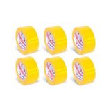Aesco Sarı Kolay Kullanım Kolibri Bandı - 45 mm x 100 mt (6 Adet)