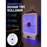 Aesco Şarjlı Uv Işıklı Sinek Öldürücü Cihaz Beyaz Elektrikli Sivrisinek Yok Edici