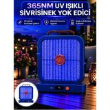 Aesco Şarjlı Uv Işıklı Sinek Öldürücü Cihaz Mavi Elektrikli Sivrisinek Yok Edici