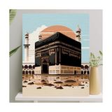 Aesco Sayılarla Boyama Tuval Seti Fırça Boya Dahil (Çıtalı) 40X50 cm - Kabe