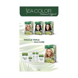 Aesco Sea Color Amonyaksız, Vegan, Doğal, Besleyici Kalıcı Saç BOYASI%100 Beyaz Kapama (1 Paket 2 x 50 ml Boya & Oksidan) (Sıcak Çikolata 5.77)