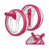 Aesco Sellhubx Kapak 40 Oz – Sızdırmaz Leakof Tasarım – Bpa Free Yedek & Upgrade Lid – Quencher ile Uyumlu Bardak & Termos Kapağı + Iç Pipeti (Açık Pembe)