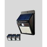 Aesco Sensörlü, Güneş Enerjili LED Duvar Lambası Bahçe ve Balkon Aydınlatma - Lisinya