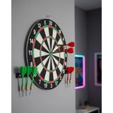 Aesco Şık Tasarımlı Dart Tahtası 12 Inç Dayanıklı Ahşap Gövde