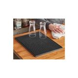 Aesco Silikon Bar Matı, Siyah, Kaymaz Tezgah ve Bulaşık Kurutma Matı, 43X29 Cm, Mutfak ve Bar Için