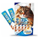 Aesco Sıvı Kedi Ödülü - Somon ve Karides 5X15 gr