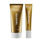 Aesco Solémiel Yaşlanma Karşıtı Cilt Bakım Seti - Bal Özlü Anti-Aging Krem (50 Ml) ve Spicule Teknolojili Retinal Krem (15 Ml) - Retinol, Peptit ve Hyalüronik Asit Içeren Kırışıklık Karşıtı Yenileyici Rutin - Adaçayı Yeşili
