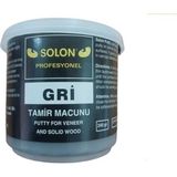 Aesco Solon Çok Amaçlı Ahşap Parke Masa Sehpa Çizik Çok Amaçlı Tamir Dolgu Macunu Gri 240 gr - 01-Mavi