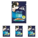 Aesco Somon & Sardalya Lezzetinde Kedi Yaş Mama 85 gr 4'lü Paket