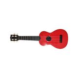Aesco Soprano Ukulele, 4 Telli Klasik Kırmızı Ahşap Müzik Aleti, Başlangıç Seviyesi Için Ideal