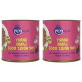 Aesco Soslu ve Kuzulu Konserve Mama, Mini Irk Yetişkin Köpekler Için, 200 gr (2 Paket)