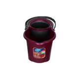 Aesco Spin Mop Temizlik Seti 360 Derece Döner Başlıklı Kova+Mop+Paspas+Sap Karışık Renk