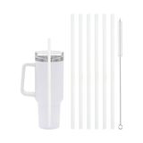 Aesco Stanley Adventure Quencher Için 6 Adet Yedek Hasır 40 Oz 30 Oz Bardak Bardak, Stanley Aksesuarları Için Temizleme Fırçalı Pipetler