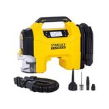 Aesco Stanley SXVI02001 12VOLT/18VOLT 160 Psı Dijital Basınç Göstergeli Lastik & Yatak Şişirme Pompası + Araç Süpürgesi + LED Lamba (Akü Dahil Değildir)