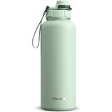 Aesco Stevig 1 Hand Leak-Proof Sızdırmaz Çelik Termos 1500 ml Smoke Green ST-256