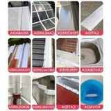 Aesco Su Geçirmez Alüminyum Folyo Bant - 5 cm x 2 Metre, Yüksek Sıcaklık Dayanımı